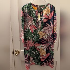 Tommy Bahama Multicolor Tropical Print Skirt